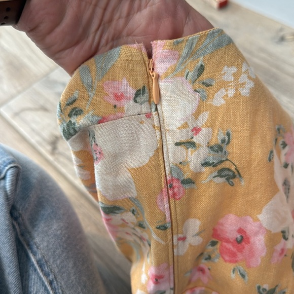 NWT Abercrombie & Fitch one shoulder floral mini dress Size Large Tall - Picture 12 of 12